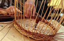 Flechten von Körben