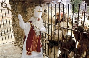 San Nicolò con i Krampus