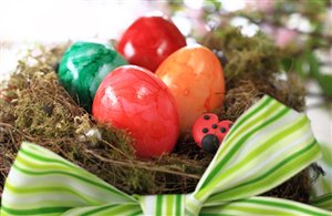 Colorare le uova di Pasqua in Alto Adige