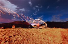 Lancio di dischi ardenti - Tradizione in Val Venosta