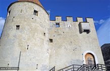 Entrata del castello di Castelbello nell'area vacanze della Val Venosta