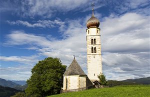 Kirche St. Valentin in der Ferienregion Seiser Alm