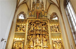 Altare di Schnatterpeck nella chiesa parrocchiale di Lana Bassa