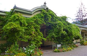 Wandelhalle in Meran in Südtirol