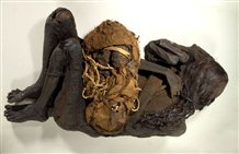 Donna con due bambini