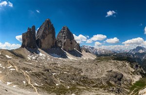 Vista panoramica presso le Tre Cime