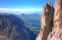 Vista in direzione dello Sciliar in Alto Adige