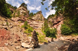 Gola Bletterbach nel Sud dell'Alto Adige