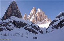 Sci alpinismo in Val Fiscalina in Alto Adige