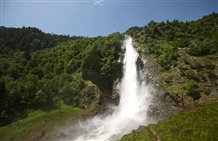 Cascata a Parcines nel Parco naturale del Gruppo di Tessa