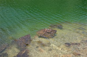 Lago nell'area vacanze Val Gardena