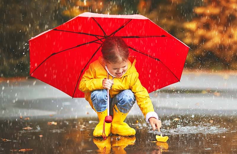 L’Alto Adige sotto la pioggia - con i bambini