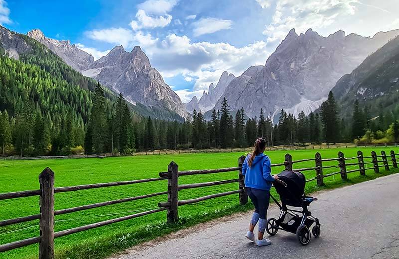 Wandern mit Kinderwagen in Südtirol