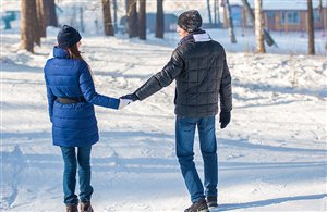 Romantisches Wochenende mit Spaziergang