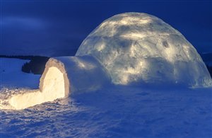 Iglu Übernachtung in Südtirol