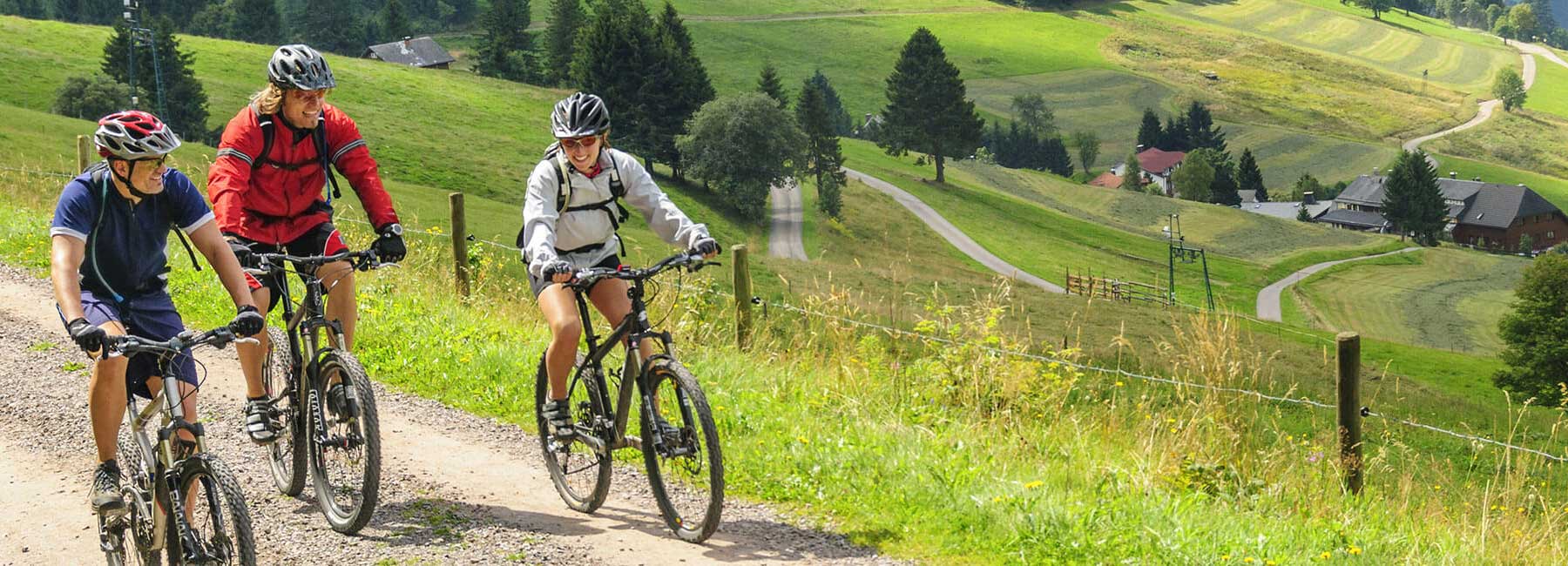 Radfahren und Mountainbiken
