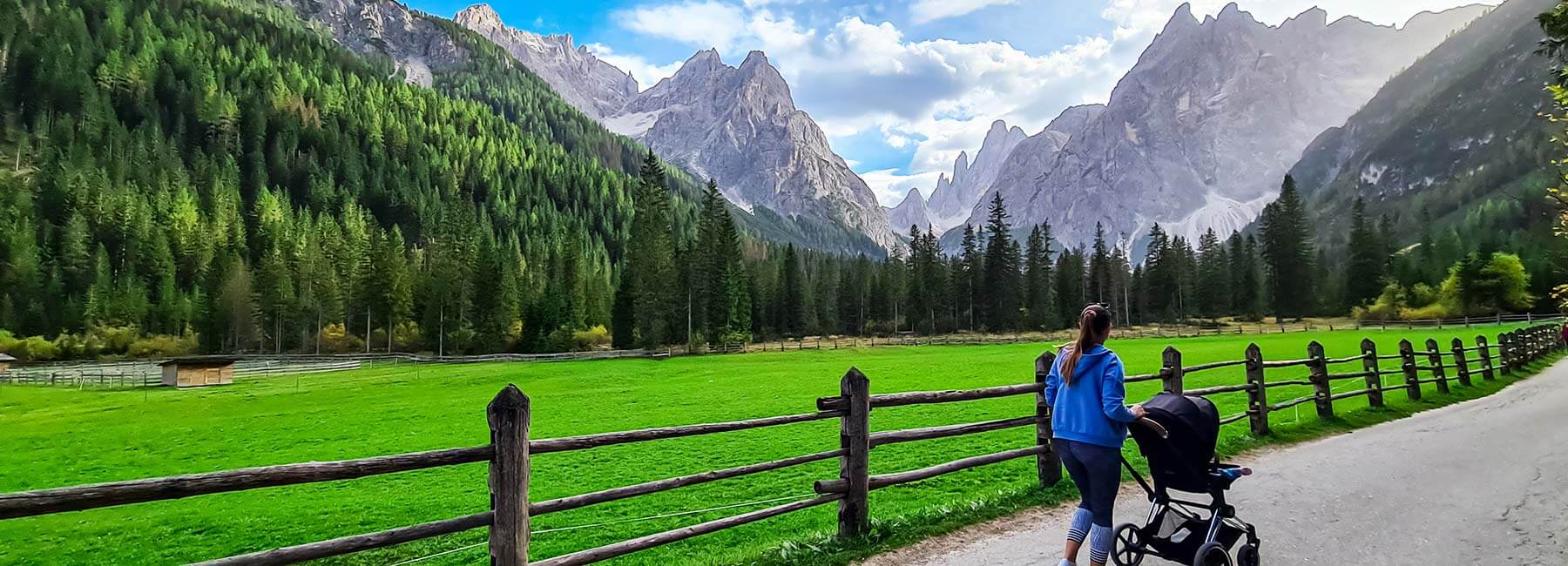 Wandern mit Kinderwagen