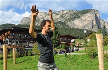 Parco Slackline presso Selva di Val Gardena