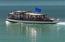 Schifffahrt am Reschensee