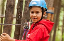 Arrampicate nel parco avventura Kronaction in Alto Adige