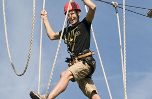 Arrampicate nel Ötzi Rope Park in Val Senales