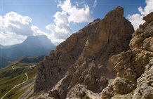 Familienklettersteig Kleine Cirspitze in der Ferienregion Gröden