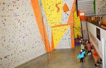 Parete d'arrampicata nella SportArena