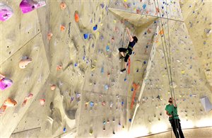 Sicheres Klettern in der Halle