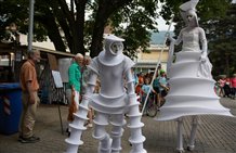 Festival dell'Arte di Strada nella città di cura di Merano