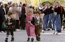 Corteo tradizionale alla festa dell'Uva