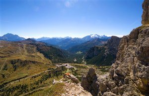 Blick auf den Falzaregopass