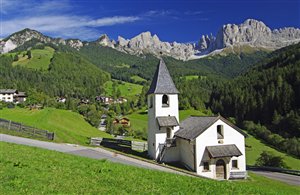 Vista sul Catinaccio - Tour in moto della Val Gardena