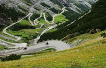 Passo dello Stelvio nella regione turistica Val Venosta