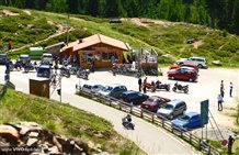 Luogo di sosta al Passo Stalle