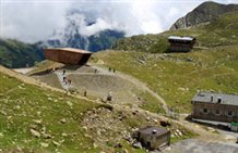 Blick auf das Timmelsjoch Museum