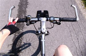 Mountainbiketour zu den Pisciadù Wasserfällen in Alta Badia