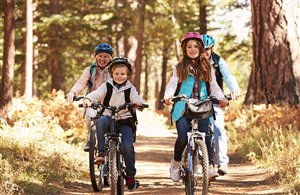 Mountainbiken mit der Familie