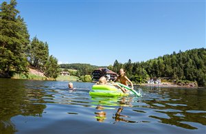 Badesee in Südtirol - Wolfsgrubener See