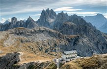 Panorama montano visibile dal rifugio Auronzo