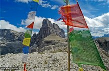 Vista sulla Cima Dodici nelle Dolomiti