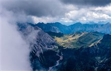 Gewitter in den Dolomiten