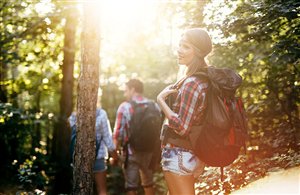 Passeggiata Elisabetta nell'area vacanze della Val d'Ega