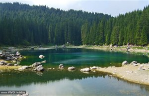 Wanderung über den Templweg zum Karersee, Eggental