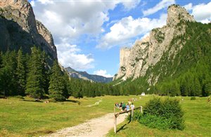 Rundwanderung im Langental - Gröden