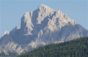Blick zum Sarlkofel im Hochpustertal