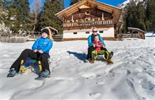 Slittare con tutta la famiglia - Malga Kradorfer Alm