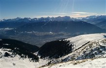 La vista panoramica verso il Plan de Corones