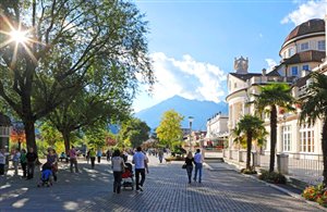 Kurpromenade in Meran in Südtirol