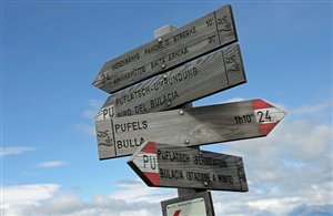 Escursione intorno al Monte Bullaccia sull'Alpe di Siusi