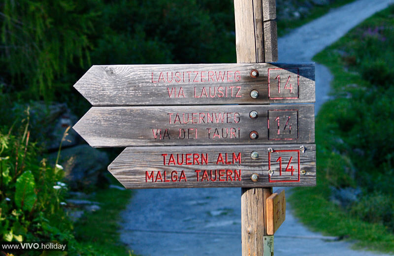 Wanderung von Kasern zur Tauernalm